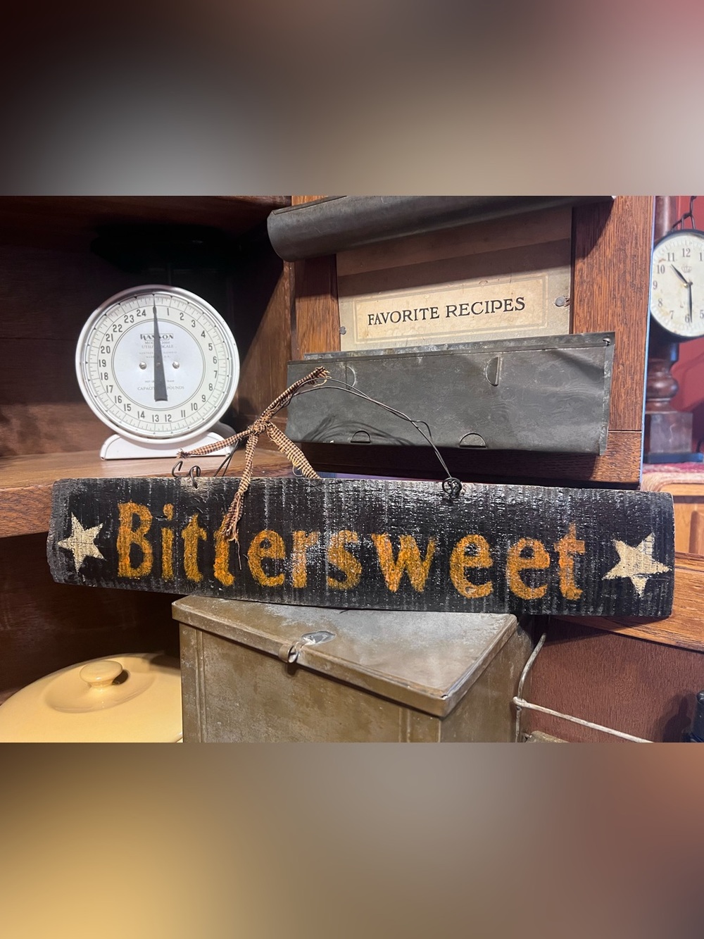 Bittersweet Rustic Barrel Fall Decor Sign 🍂